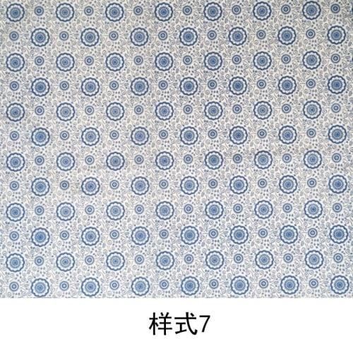5pcs 7 - Jingdezhen-papier décalcomanie porcelaine bleu blanc