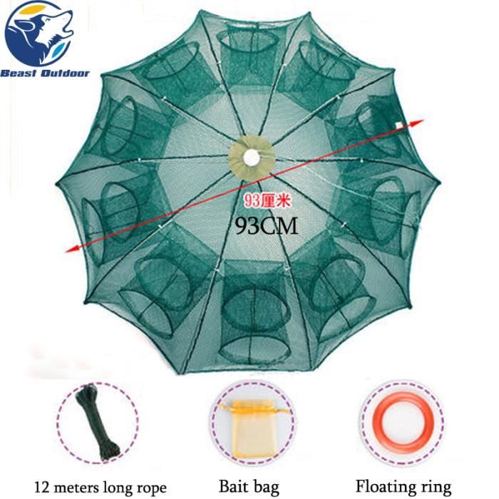 Tête ronde 45 cm - Filets De Pêche Pliables En Alliage D'aluminium