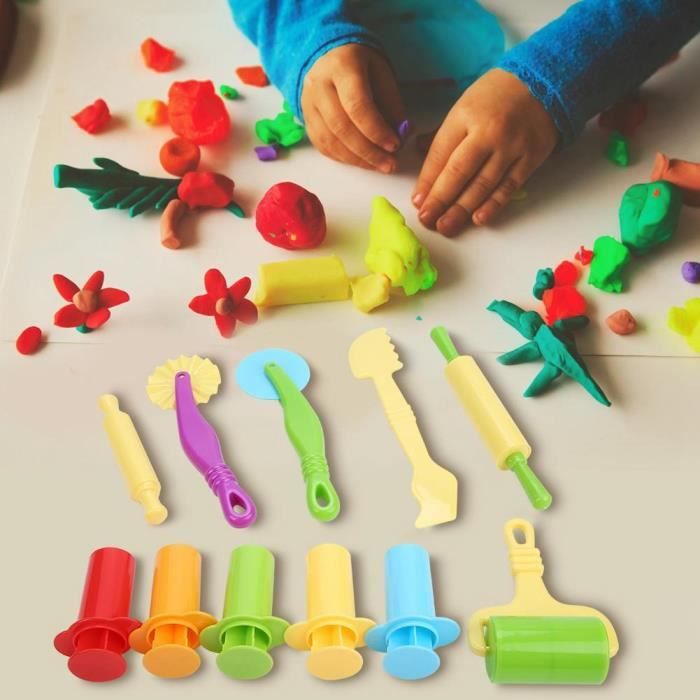 Kit De 30 Accessoires Pour Sable Magique Et Pâte à Modeler - Moules, Rouleau, Tampons, Pour Enfants Créatifs