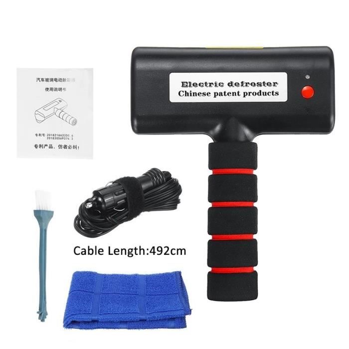 Dégivreur Électromagnétique Voiture USB - Dégivrage Rapide Pare-brise, Neige - Alimentation Solaire Ou Batterie