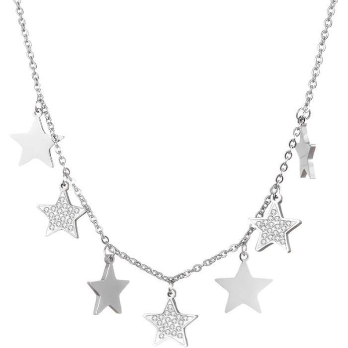 Collier 42 Cm Pendentif Rond Brillant BAOKELAN Parure De Bijoux Pour Femme Avec Pendentif, Collier, Bracelet Et Boucles D'oreilles En Oxyde De Zirconium, Pierre Précieuse Collier Boucles D'oreilles Collier 42 Cm Pendentif Rond Brillant BAOKELAN Parure De Bijoux Pour Femme Avec Pendentif, Collier, Bracelet Et Boucles D'oreilles En Oxyde De Zirconium, Pierre Précieuse Collier Boucles D'oreilles