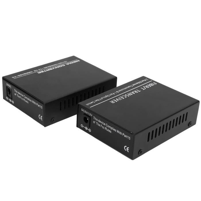 STARTECH Convertisseur RJ45 Gigabit Ethernet sur Fibre Optique avec SFP