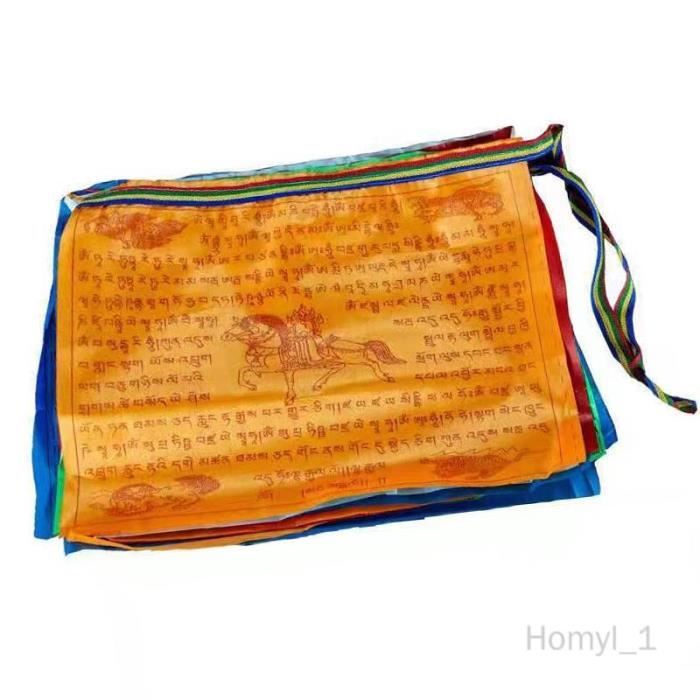Drapeaux De Prière Tibétains | Décoration Spirituelle