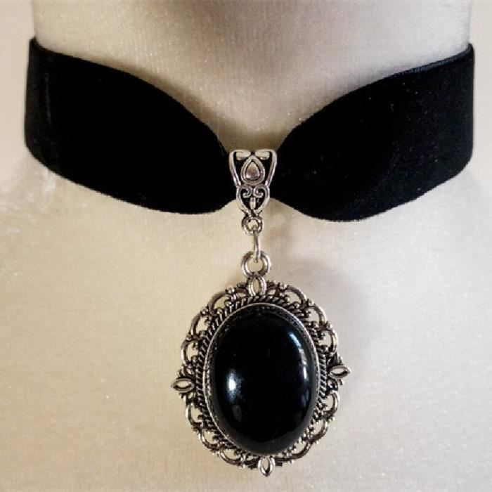 Collier Fétiche Dirty Bitch En Velours Noir - Bijou Provocant Pour Looks Audacieux