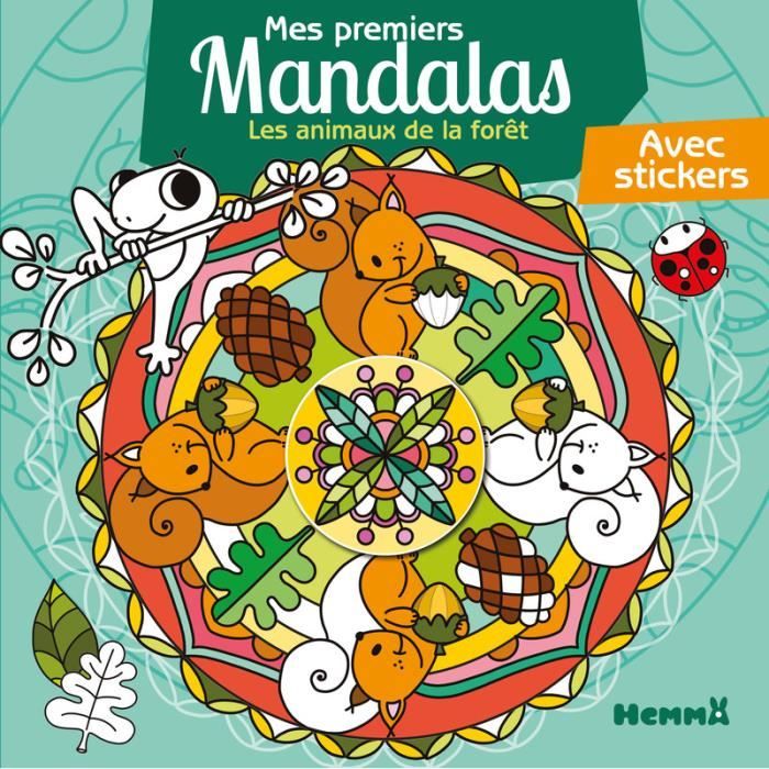 Hemma - Mes premiers mandalas - Les animaux de la forêt - Album de