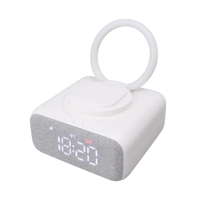 XUNIVERS Veilleuse Bluetooth Haut-Parleur Avec Chargeur Sans Fil - Lampe De Chevet Multicolore