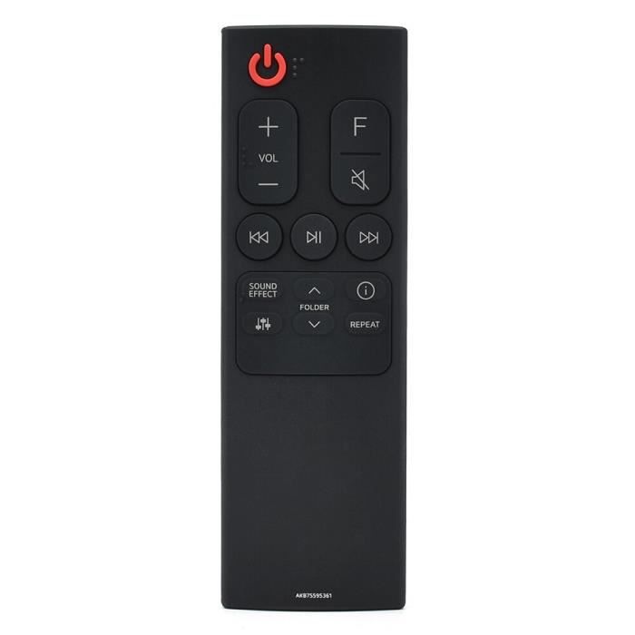 EJ.life Pour télécommande LG AKB75595331 pour LG télécommande barre de