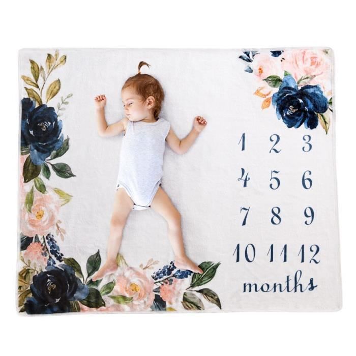 Couverture Mensuelle Jalon Pour Bebe Fille Couverture Douce Et Grande Pour Nouveau Ne Mois Couverture Bebe Tableau De Croissance Cdiscount Puericulture Eveil Bebe