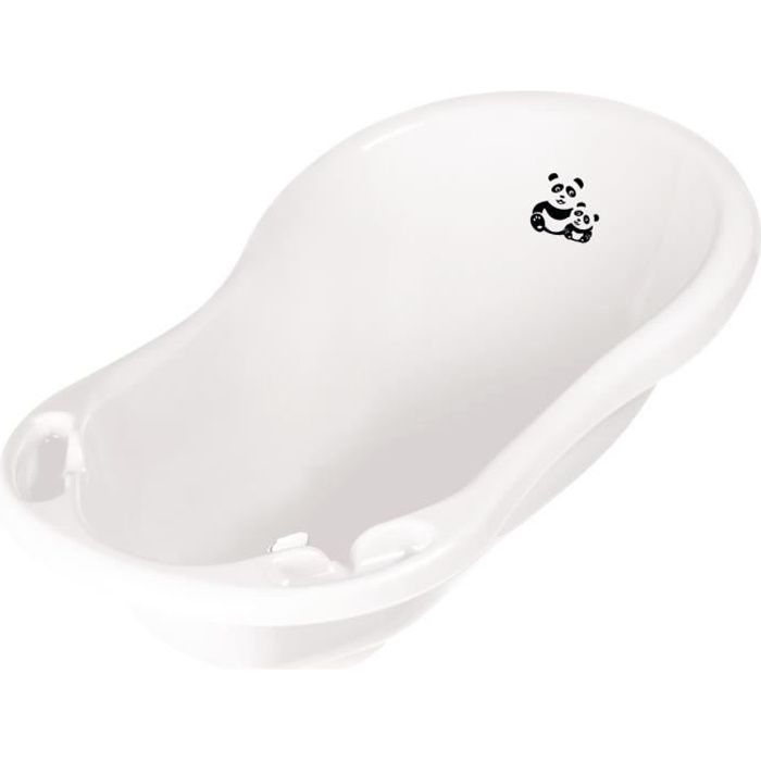 MILLO BEBE keeeper kids Baignoire 'maria panda', avec bouchon, blanc