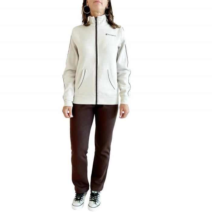 Champion Survetement pour Femme Heritage Beige 116883 ES057 Beige Cdiscount Pret a Porter