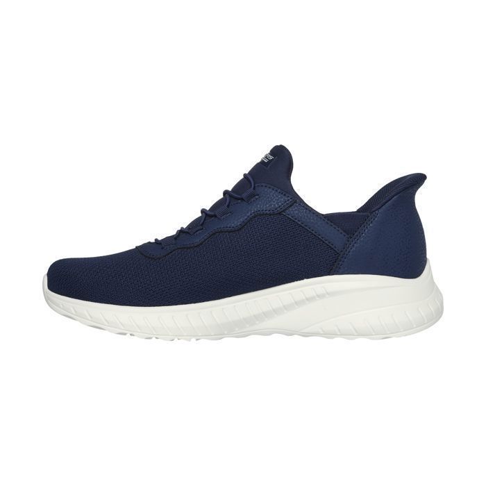 Skechers Baskets Skechers Bobs Squad Chaos - Homme - Bleu - Light grey durabuck/mesh - SKECHERS - Droit