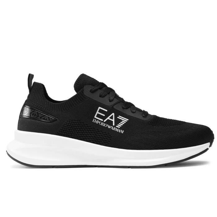 Chaussures EA7 Maverick Knit pour Homme Noir - X8X149XK349-N763