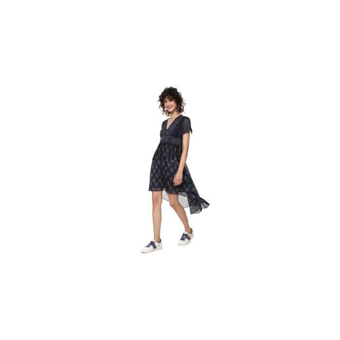 robe desigual bleu marine
