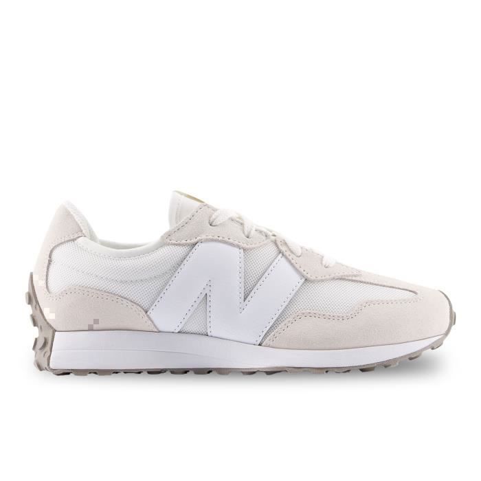 Chaussures pour Enfant - New Balance - 327 (GS327LW) - Beige - Tige cuir/synthétique - Fermeture lacets