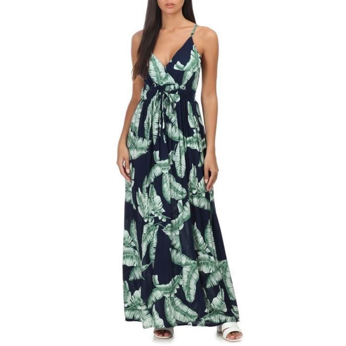 robe imprime tropical