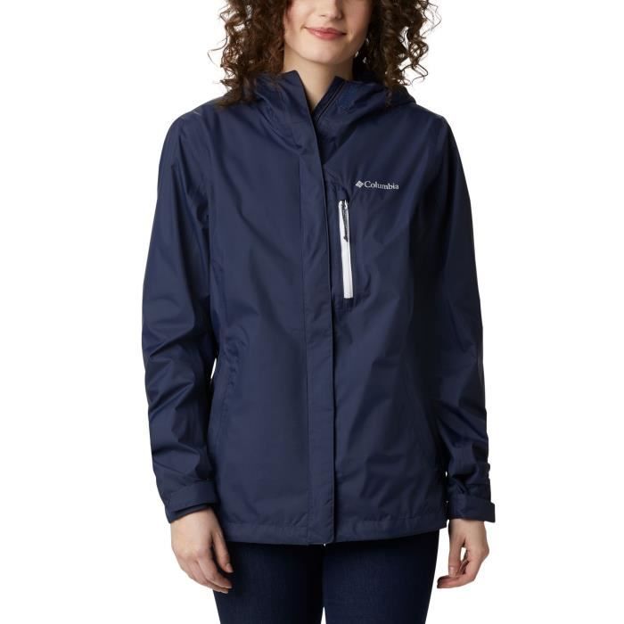 Veste de randonnée femme Columbia Pouring Adventure II - Bleu - Imperméable et respirante