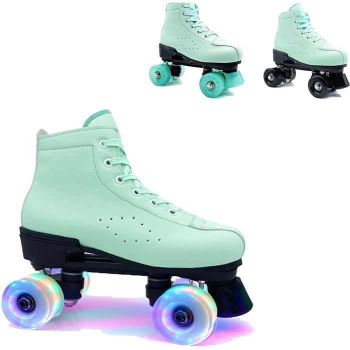 Roller Quad Enfant,Patin à Roulette Adulte,Roller Quad Fille,Patin à  Roulette Ajustable,IdéAl pour Les DéButants,Facile à RéGl 67 - Achat /  Vente ROLLER IN LINE - Cdiscount