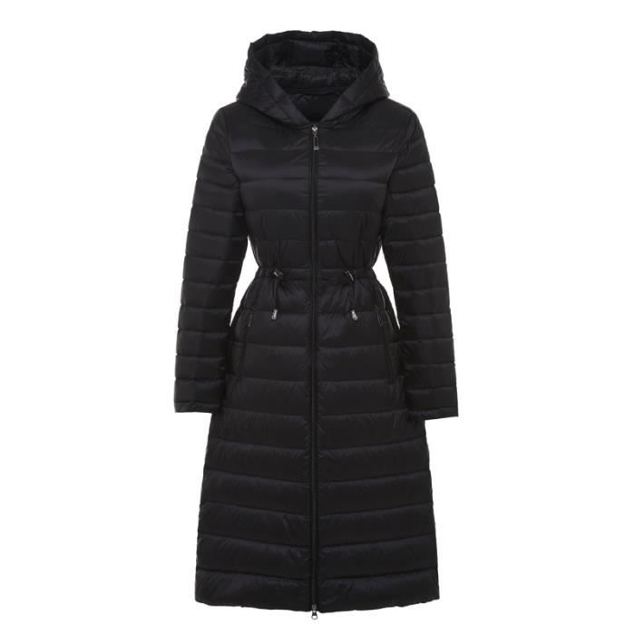 Generisch Doudoune légère à capuche pour femme - Veste d'hiver
