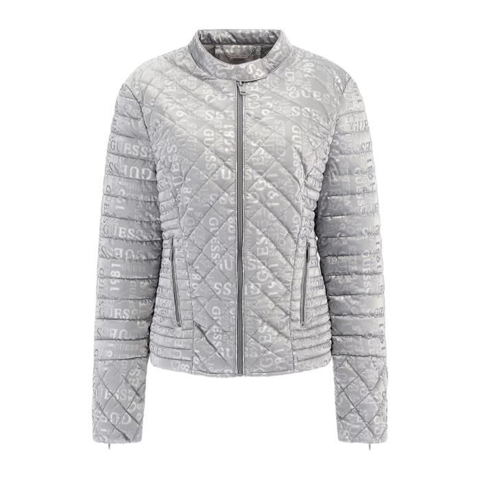 GUESS Veste blouson légère Femme Gris Polyester GR76113