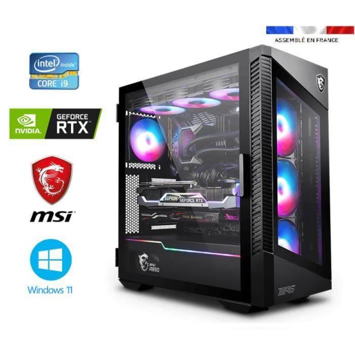 PC Gamer - MSI - Intel I9-11900F - RTX 3060 12GO - 32GO RAM - SSD