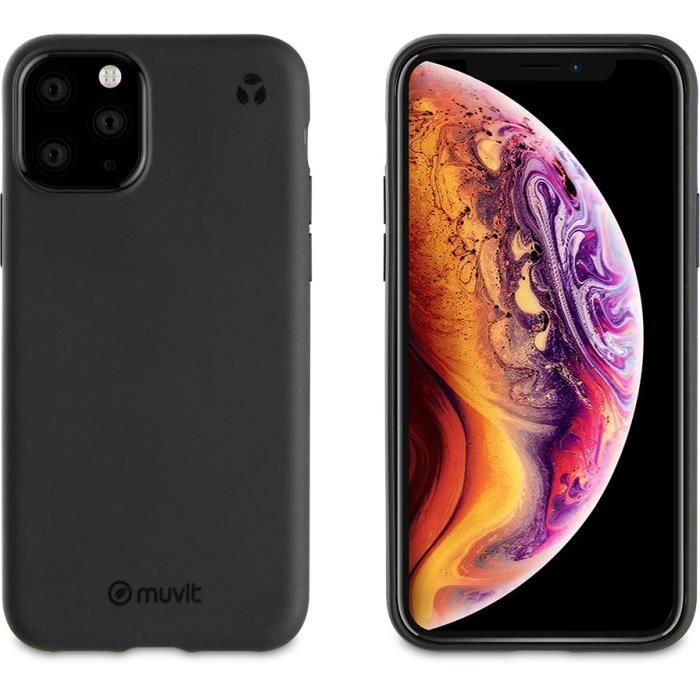 MUVIT FOR CHANGE Coque Recycletek Noire: Apple iPhone 11 Pro