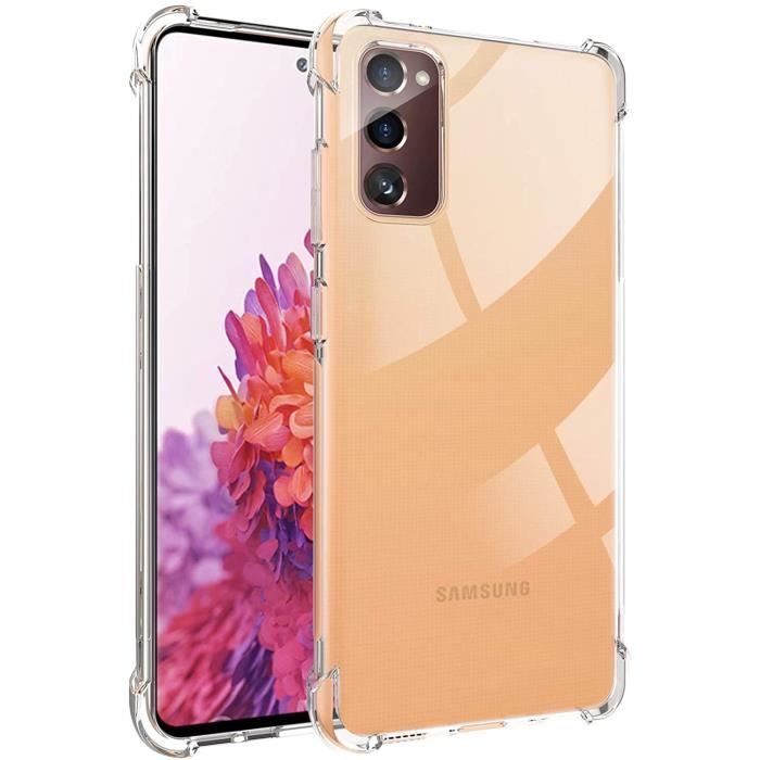 Motif marbre transparent Compatible avec Samsung Galaxy S20 FE 5G/4G Coque de protection antichoc en TPU pour S20 Fan Edition/S20 Lite Coque de protection en silicone pour Samsung S20 FE 5G 