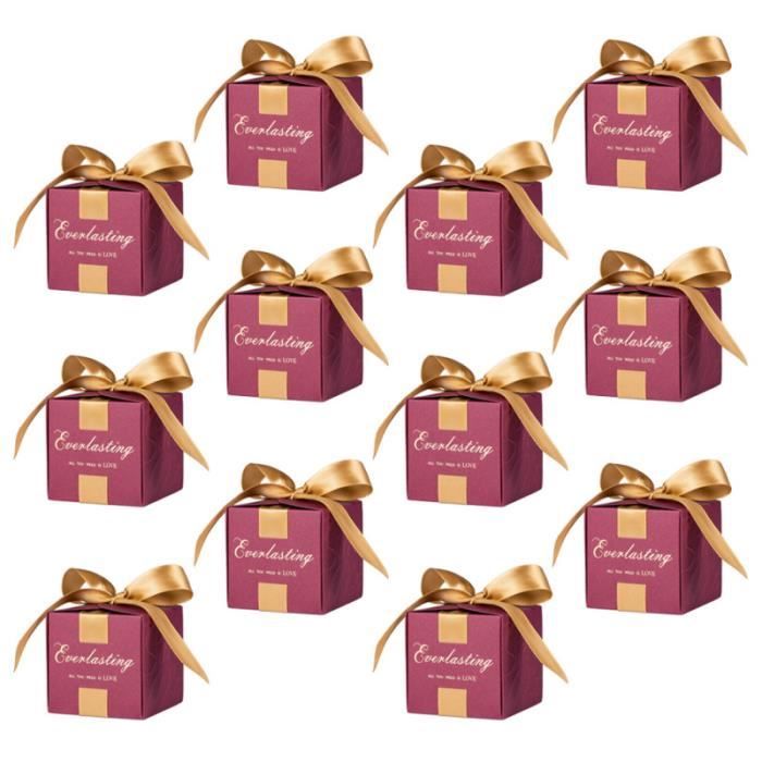 Boîte De 4 Pots Métal Carré - Accessoires Pour Boîtes Et Pochettes De