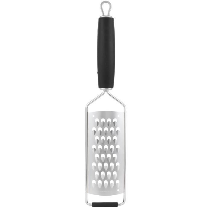 Râpe à Fromage En Acier Inoxydable - Poignée Ergonomique Avec Crochet, 235x56 Mm, Pour Parmesan Et Zestes