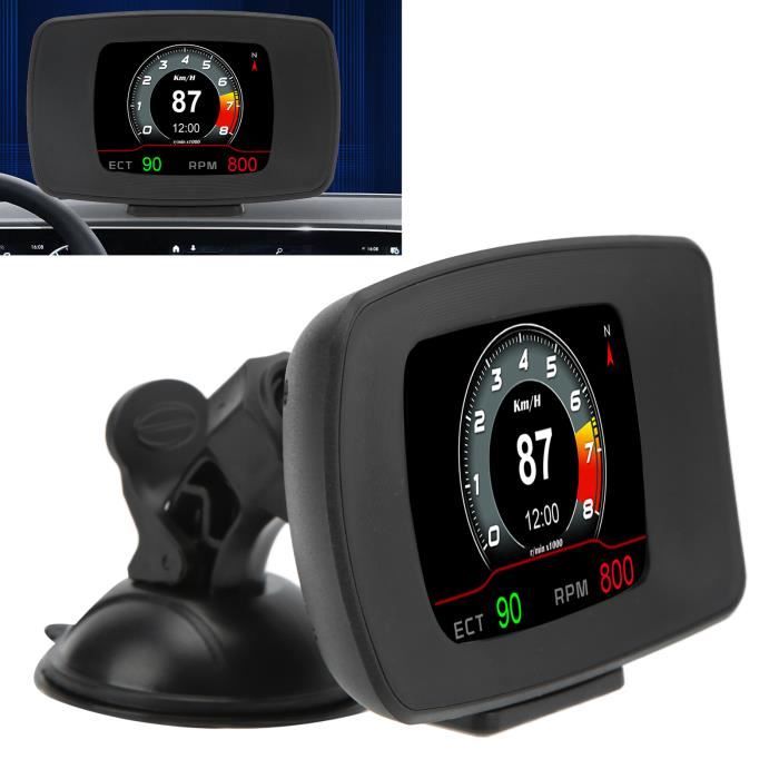 Affichage Tête Haute (HUD) G5 Pour Voiture - Projette Vitesse, Boussole Sur Pare-brise - Alimentation USB, Plug-and-play, Pour Voiture, Moto, SUV