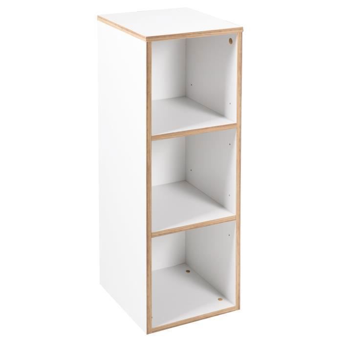 Meuble Étagère - ROBA - Finn - Blanc - Chêne doré - Pour chambre de bébé Meuble Étagère - ROBA - Finn - Blanc - Chêne doré - Pour chambre de bébé