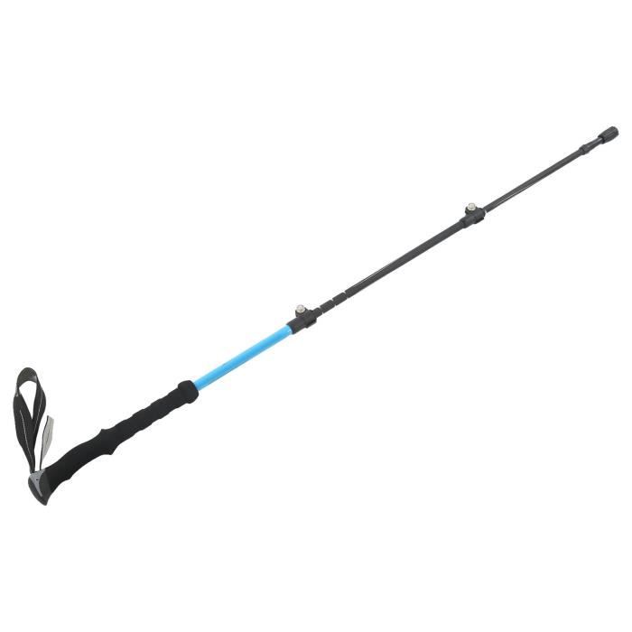 SALALIS Bâton de randonnée rétractable Bâton de randonnée en fibre de carbone Bâton de marche