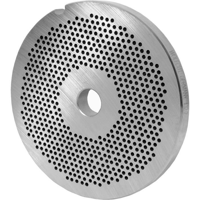 Pièce Rechange Boucherie Disques De Hachoir à Viande Compatibles Avec Bizerba Taille 22 (12 Mm Disque Acier Inox Hachoir Alexanderwerk