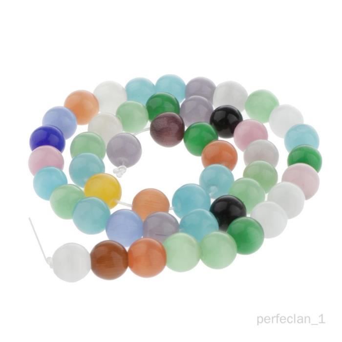 Rondelle d'opale de feu multicolore, perles de taille 5 mm, collier de