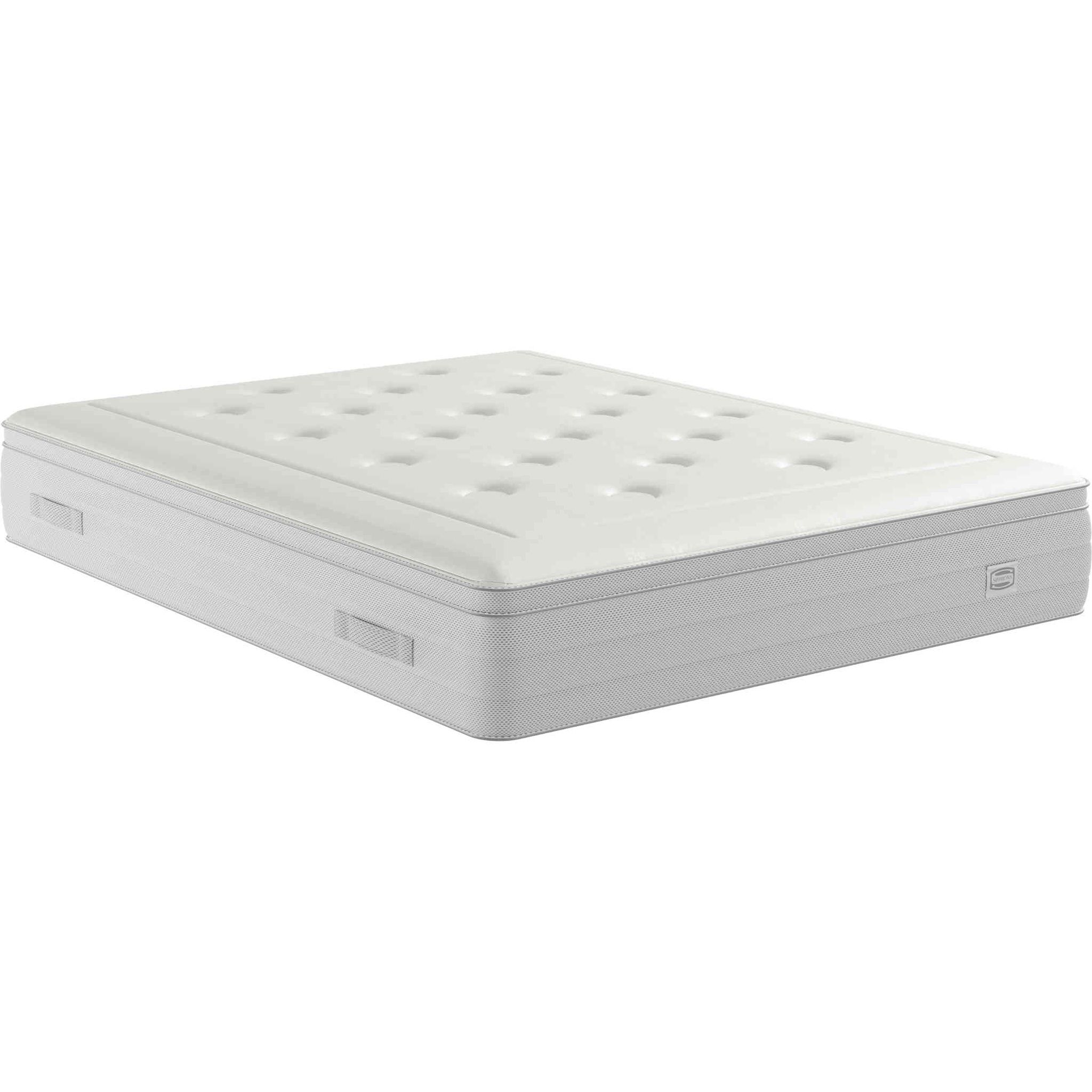 Matelas Ressorts Ensachés Simmons SW6 - 140x190 - Soutien Ferme - Mousse à Mémoire de Forme