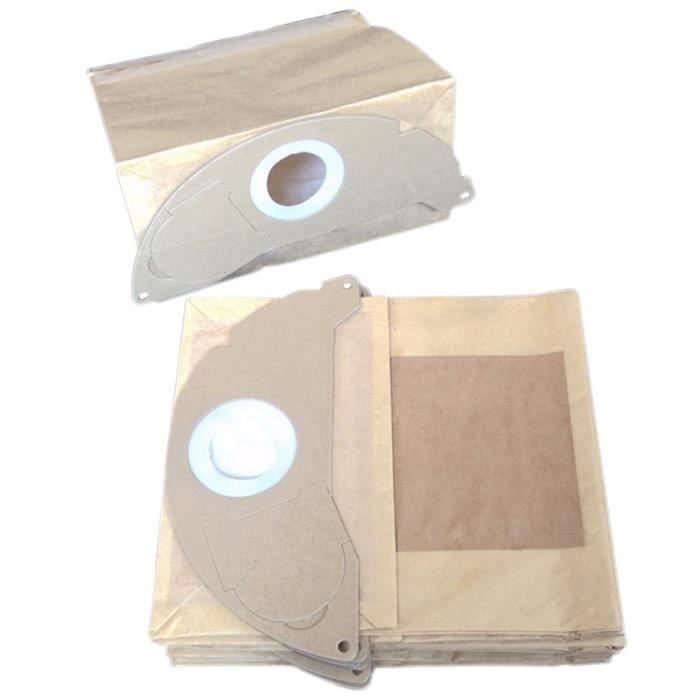 5 X Aspirateur KARCHER Poussière Sac Papier A2024PT A2054 A2064 Pt WD2.200
