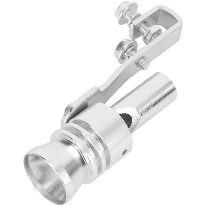 Sifflet Turbo EIHI Pour échappement - Effet Sonore Turbo Sur Toutes Voitures | Alliage Aluminium Argenté