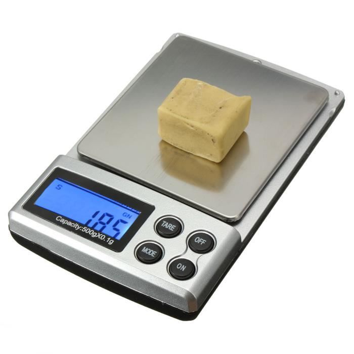 500g / 0,1g électronique LCD numérique Cuillère Balance Gram Balance de  cuisine Lab_Kiliaadk99 - Balance de cuisine - Achat & prix