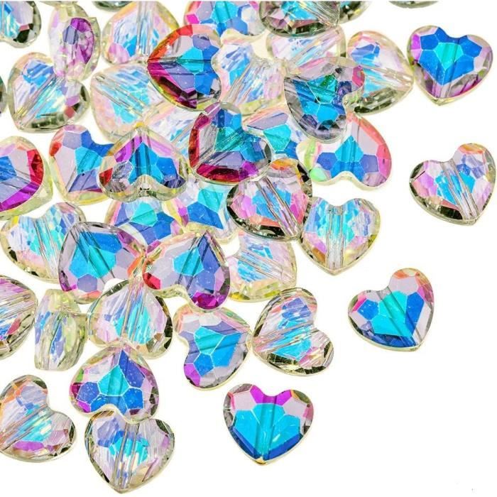 Patch Cœur Mexicain à Coudre Avec Perles - Décoratif Et Coloré Pour Créations DIY