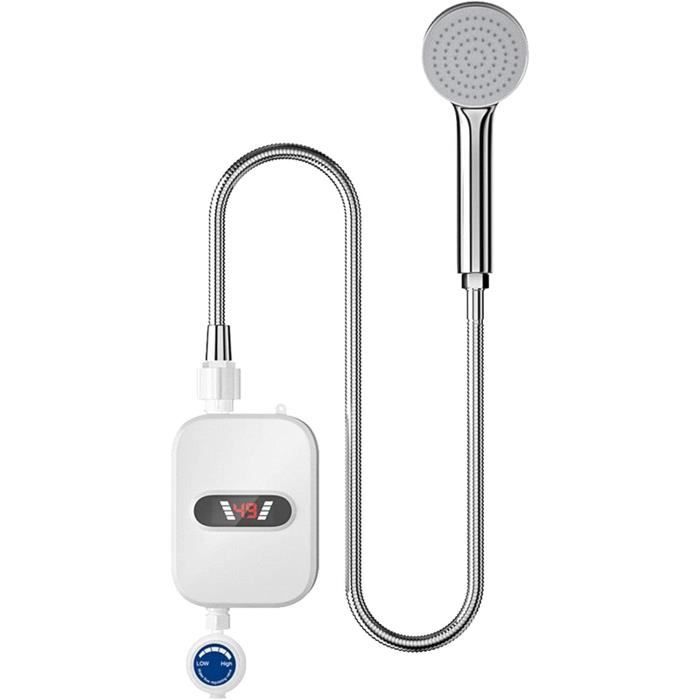 Douche Chauffante Instantanée ChauffeEau Sans Réservoir 3,5 Kw