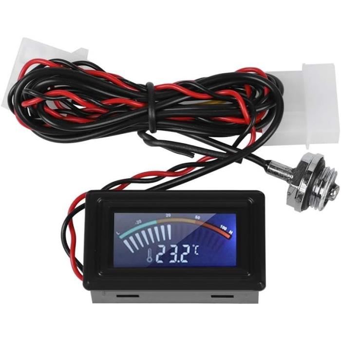 4x Thermomètre Numérique LCD Moniteur De Température Avec Sonde Externe