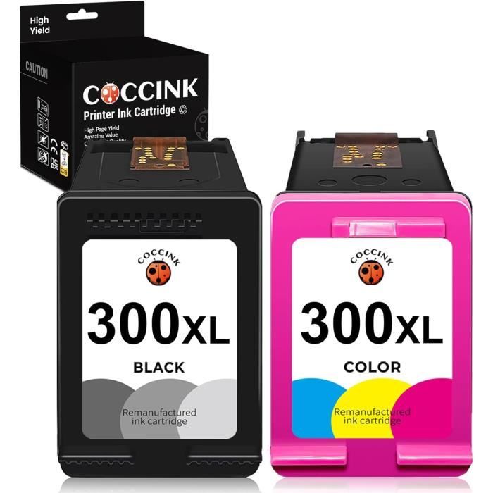 HP 300XL — Cartouche 3 Couleurs avec niveaux d'encre remanufacturé
