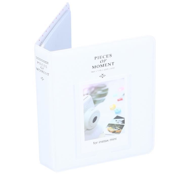 Mini Album Photo 64 Poches 3" - Album Perles De Sable, Pochettes PVC Transparentes, Format Compact - Pour Photos, Cartes, Souvenirs, Cadeau Personnalisé
