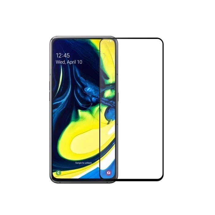 WE Film de Protection Ecran - GALAXY A80/A90 - Anti-Rayures - Anti-Bulles - Dureté 3H