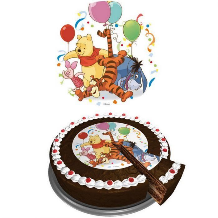 Disque Azyme Sucre Winnie Decoration Gateau Cdiscount Jeux Jouets
