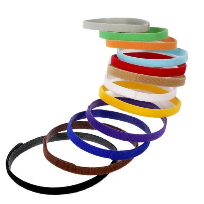 Comparer les prix de Chiot Colliers Lot de 12pcs 12 Couleurs Collier ID dIdentification Réglable Ruban Auto-Adhésif pour Chiot