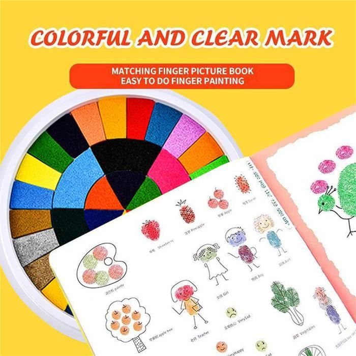 Omy Kit de Peintures à Doigts - Dessin & Coloriage - L'Armoire de Bébé Omy Kit de Peintures à Doigts - Dessin & Coloriage - L'Armoire de Bébé