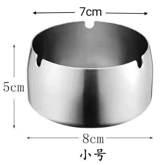 Cendrier Inox Avec Couvercle Motif Bateau Bleu - Acier Inoxydable Anti-Odeur Pour Intérieur Et Extérieur