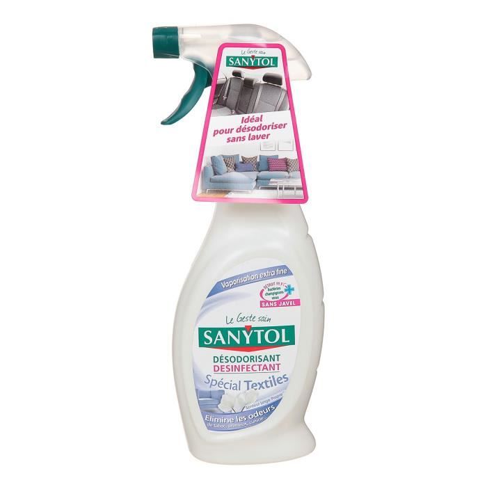 Sanytol Désodorisant Maison Et Les Tissus Spray Pack 3 Ud 300 ml