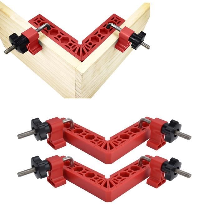 AJW-Jeu De Serre-joint à Une Main Légers 4 Pièces Avec Libération Rapide Largeur De Serrage