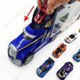 TD® Ensemble de jouets de voiture de sport en alliage 12 modèle de  voiture  pour enfants dans le jouet de boîte portable de-1